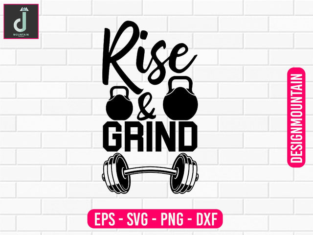 Rise and grind Svg design SVG Alihossainbd 