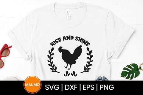 Rise and shine, farm svg quote SVG Maumo Designs 