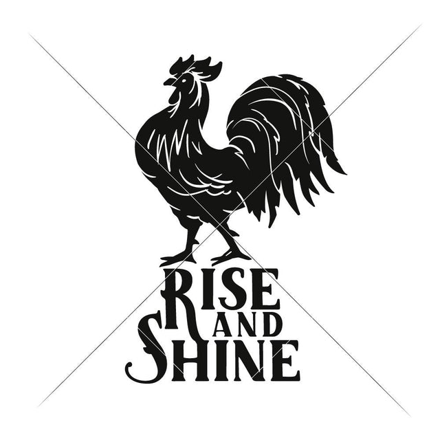 Rise and Shine - Farmhouse SVG Chameleon Cuttables 
