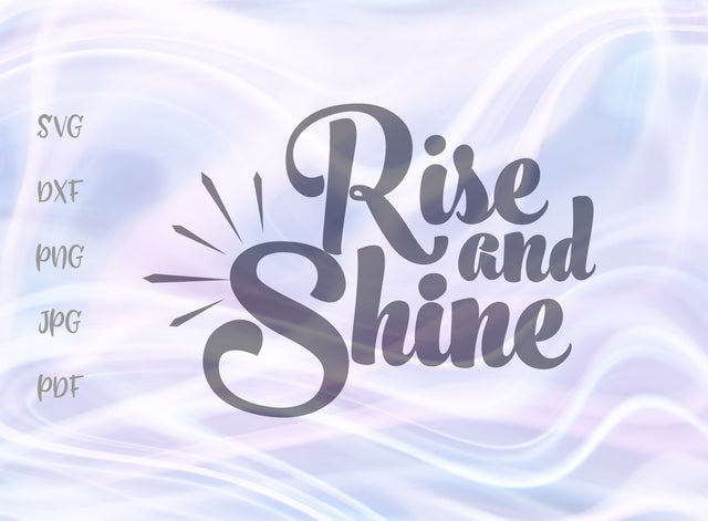 Rise and Shine Happy Easter he is Risen SVG, PNG, DXF, PDF, JPG SVG Digitals by Hanna 