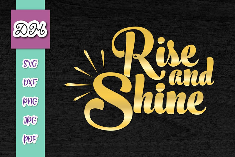 Rise and Shine Happy Easter Print & Cut SVG Digitals by Hanna 