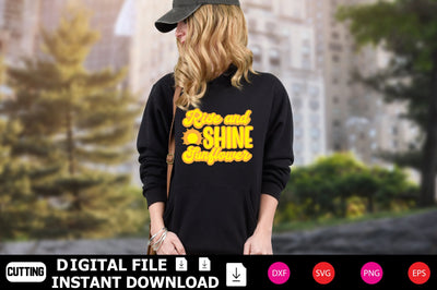 Rise And Shine Sunflower SVG Shahin alam 