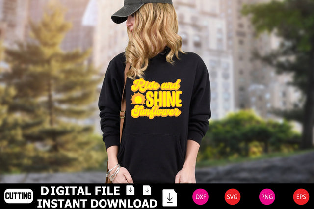 Rise And Shine Sunflower SVG Shahin alam 