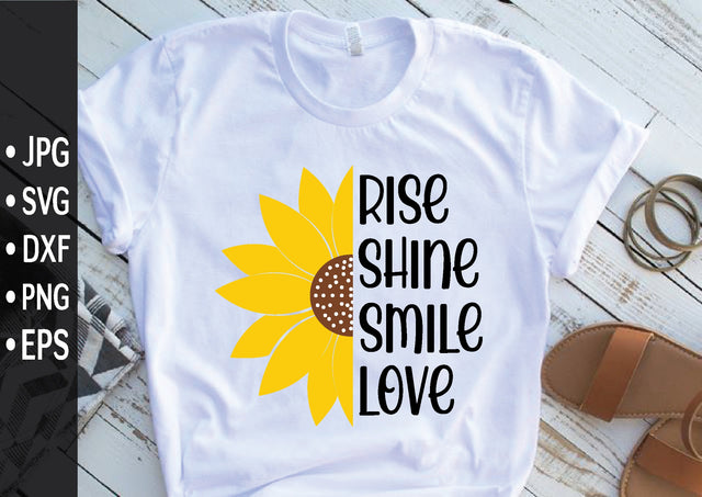 rise shine smile love SVG md faruk hossain 