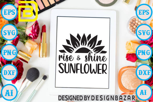 Rise & Shine Sunflower SVG Craftlabsvg24 