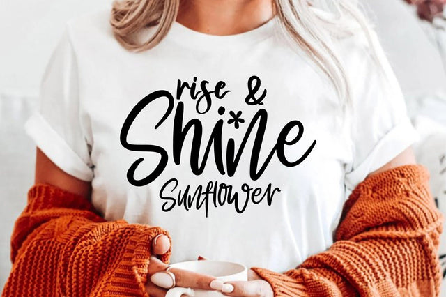 Rise & Shine Sunflower SVG orpitasn 