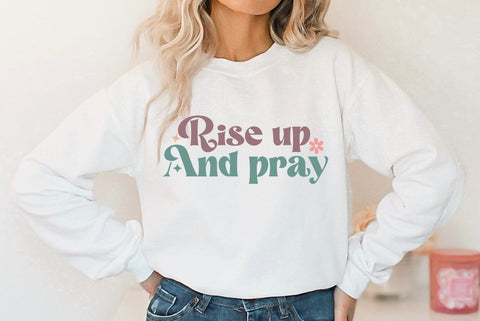 Rise up and pray, Religious SVG Design SVG FiveStarCrafting 