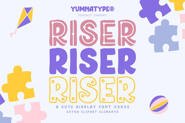 Riser Font yumnatype 