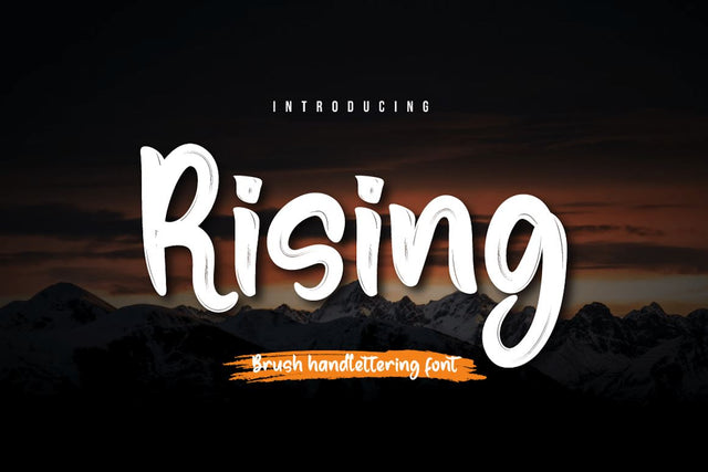 Rising Font twinletter 