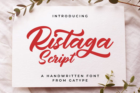 Ristaga Script Font gatype 