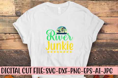 River Junkie SVG Design SVG Syaman 