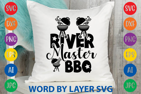 River Master Bbq, BBQ SVG Design SVG Rafiqul20606 