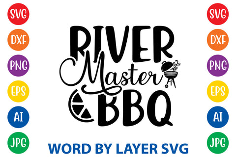 River Master BBQ, SVG CUT FILE SVG Rafiqul20606 