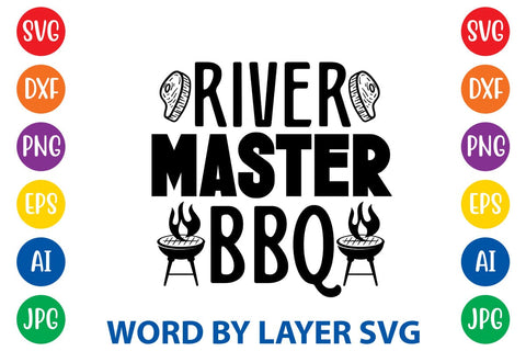 River Master Bbq SVG Design SVG Rafiqul20606 