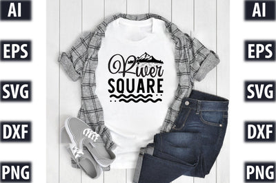 River square SVG SVGista 