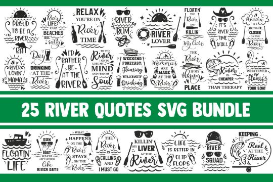 River SVG Bundle, fishing svg, summer svg, vacation svg, lake svg, svg designs, svg quotes, bass svg, fish svg, drinking svg, beer svg, boat SVG James 