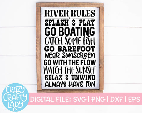 River SVG Cut File Bundle SVG Crazy Crafty Lady Co. 