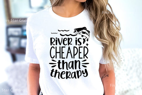 River SVG Design, River is cheaper than therapy SVG FiveStarCrafting 
