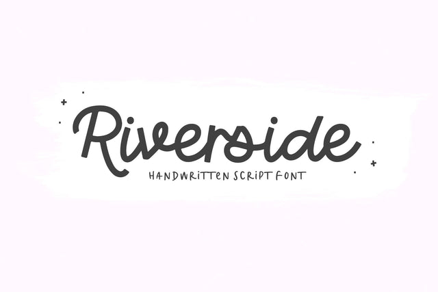 Riverside - Handwritten Script Font Font KA Designs 