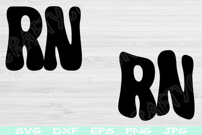 RN Svg Dxf Png Eps Cut Files, Registered Nurse Svg, Nurse Life Svg Files For Cricut, Nursing Svg Silhouette Digital Download Designs SVG TiffsCraftyCreations 