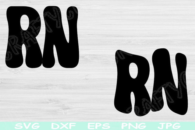 RN Svg Dxf Png Eps Cut Files, Registered Nurse Svg, Nurse Life Svg Files For Cricut, Nursing Svg Silhouette Digital Download Designs SVG TiffsCraftyCreations 