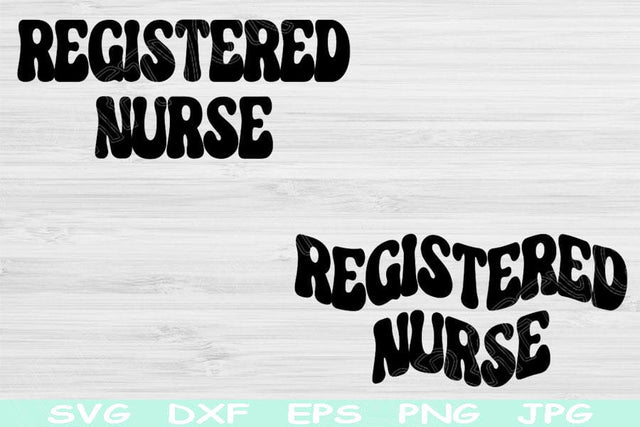 RN Svg Dxf Png Eps Cut Files, Registered Nurse Svg, Nursing Svg Files For Cricut, Nurse Life Svg Silhouette Digital Download Shirt Designs SVG TiffsCraftyCreations 