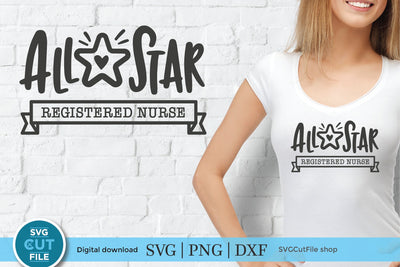 RN svg, registered nurse svg, Nursing svg, nurse appreciation svg, Nurse svg SVG SVG Cut File 