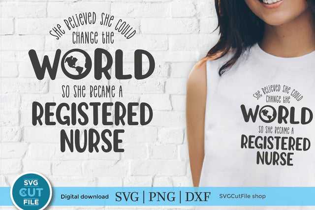 RN svg, registered nurse svg, Nursing svg, nurse appreciation svg SVG SVG Cut File 