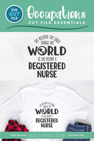RN svg, registered nurse svg, Nursing svg, nurse appreciation svg SVG SVG Cut File 