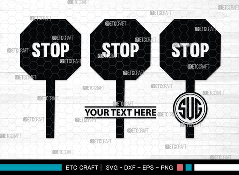 Road Sign Monogram, Road Sign Silhouette, Road Sign SVG, Highway Sign Svg, Crossroads Svg, Direction Sign Svg, Stop Sign Svg, SB00480 SVG ETC Craft 