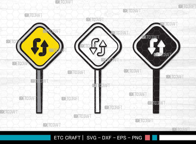 Road Sign SVG | Road Sign Svg | Road Traffic Svg | Country Roads Sign Svg | Road Sign Clipart SVG ETC Craft 