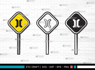 Road Sign SVG | Road Sign Svg | Road Traffic Svg | Country Roads Sign Svg | Road Sign Clipart SVG ETC Craft 
