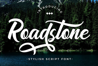 Road Stone - Apparel Style Font Font PutraCetol Studio 
