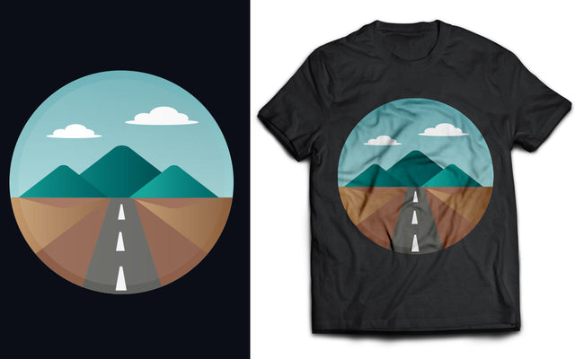 Road to the Mountain T-Shirt SVG naemmiah021 