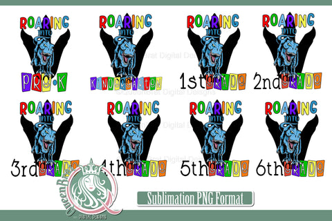 Roaring Into Bundle Sublimation QueenBrat Digital Designs 