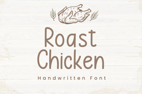 Roast Chicken Font Manjali_Studio 