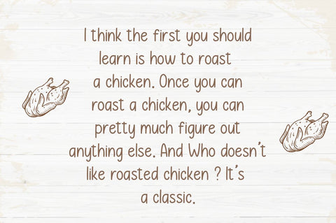 Roast Chicken Font Manjali_Studio 