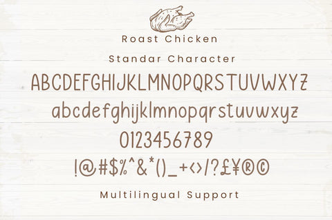 Roast Chicken Font Manjali_Studio 