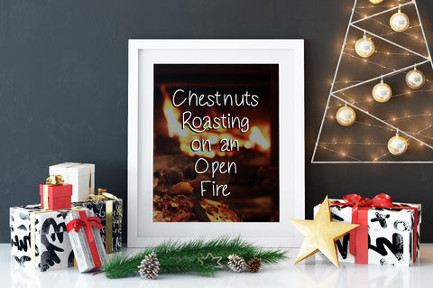 Roasted Chestnuts Font Design Shark