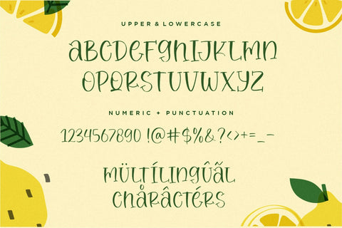 Roasted Lemon Font Font Balpirick 