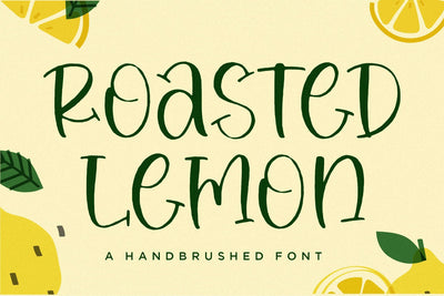 Roasted Lemon Font Font Balpirick 