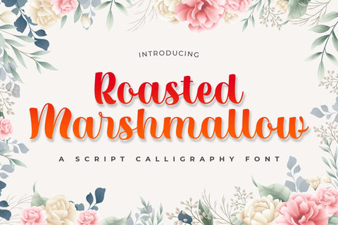 Roasted Marshmallow Font love script 