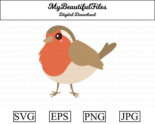 Robin - Animal SVG MyBeautifulFiles 