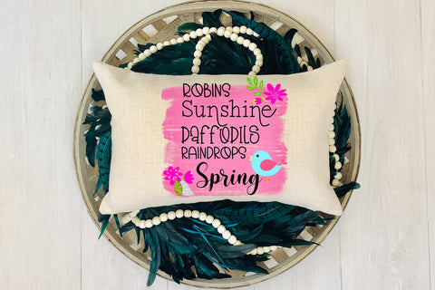 Robins Sunshine Daffodils Spring Sublimation Design Sublimation Happy Printables Club 