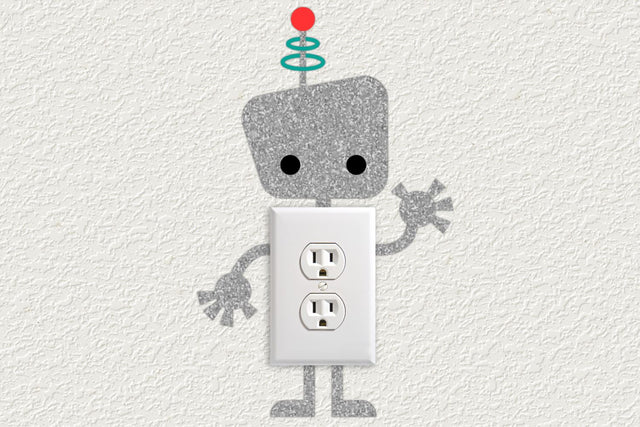 Robot Light Switch and Outlet Decoration SVG Risa Rocks It 