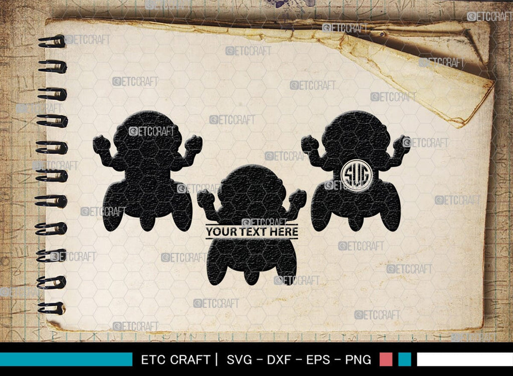 Robot Monogram, Robot Silhouette, Robot SVG, Toy Svg, Robot Head Svg ...