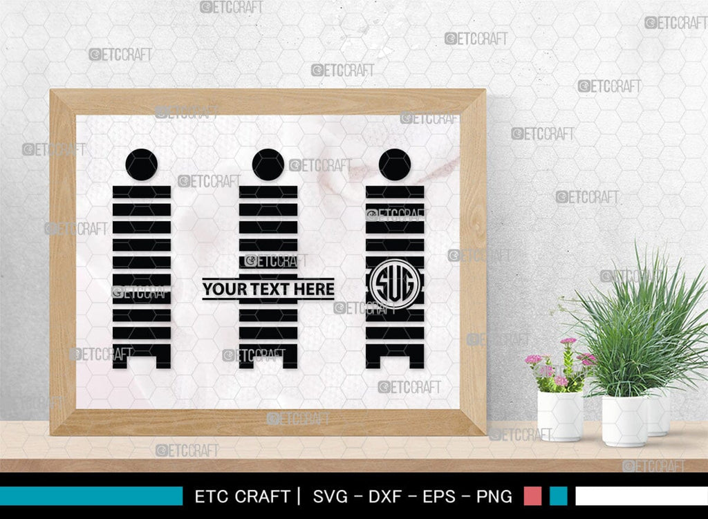 Robot Monogram, Robot Silhouette, Robot SVG, Toy Svg, Robot Head Svg ...