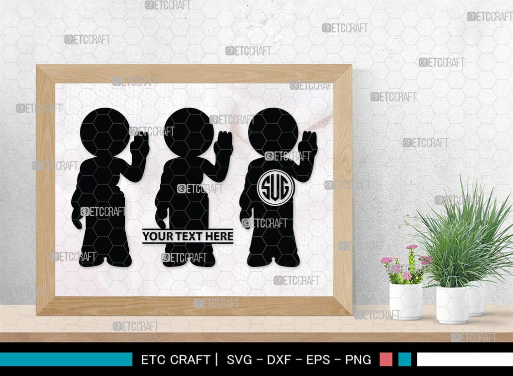 Robot Monogram, Robot Silhouette, Robot SVG, Toy Svg, Robot Head Svg ...