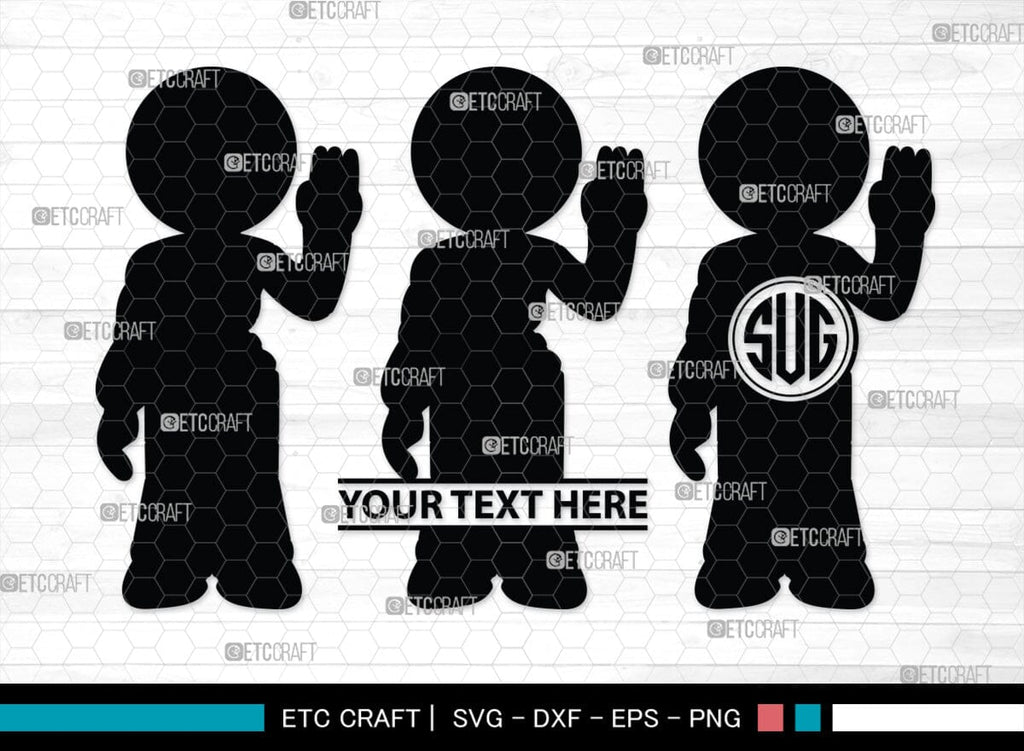 Robot Monogram, Robot Silhouette, Robot SVG, Toy Svg, Robot Head Svg ...