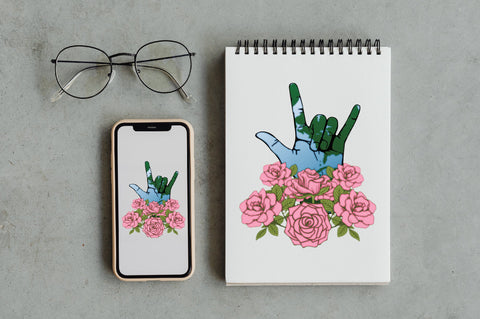 Rock Hand Earth Day Sublimation Sublimation Jagonath Roy 